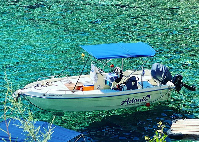 adonis luxury speedboat zakynthos