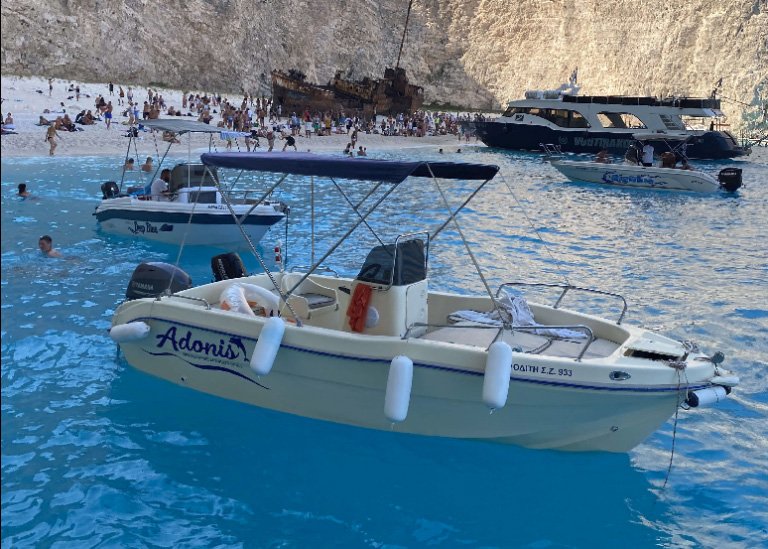 Afrodite luxury speedboat zakynthos