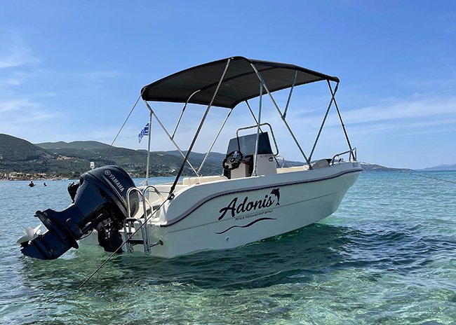 theodhora speedboat zakynthos adonis boat rentals