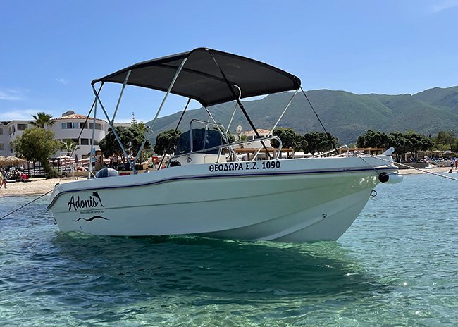 theodhora speedboat zakynthos adonis boat rentals