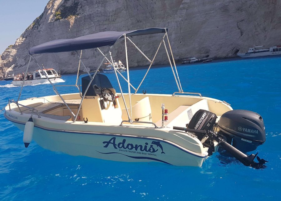 theodhora speedboat zakynthos adonis boat rentals